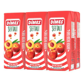 Dimes Şeftalı Nektarı 6x200 Ml