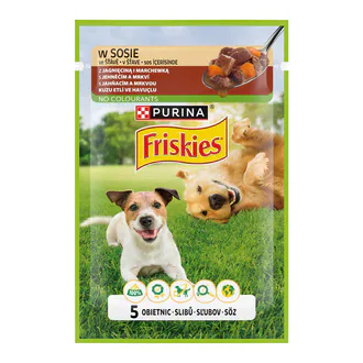 Friskies Kuzulu & Havuçlu Köpek Yaş Maması 85 G