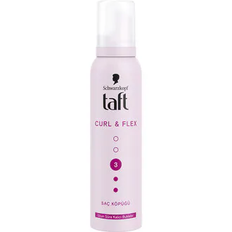 Taft Saç Köpüğü Curl & Flex 150 Ml
