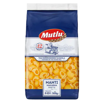 Mutlu Mantı Makarna 500 G
