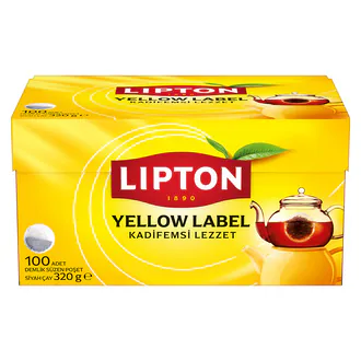 Lipton Demlik Poşet Çay Yellow Label 100'lü