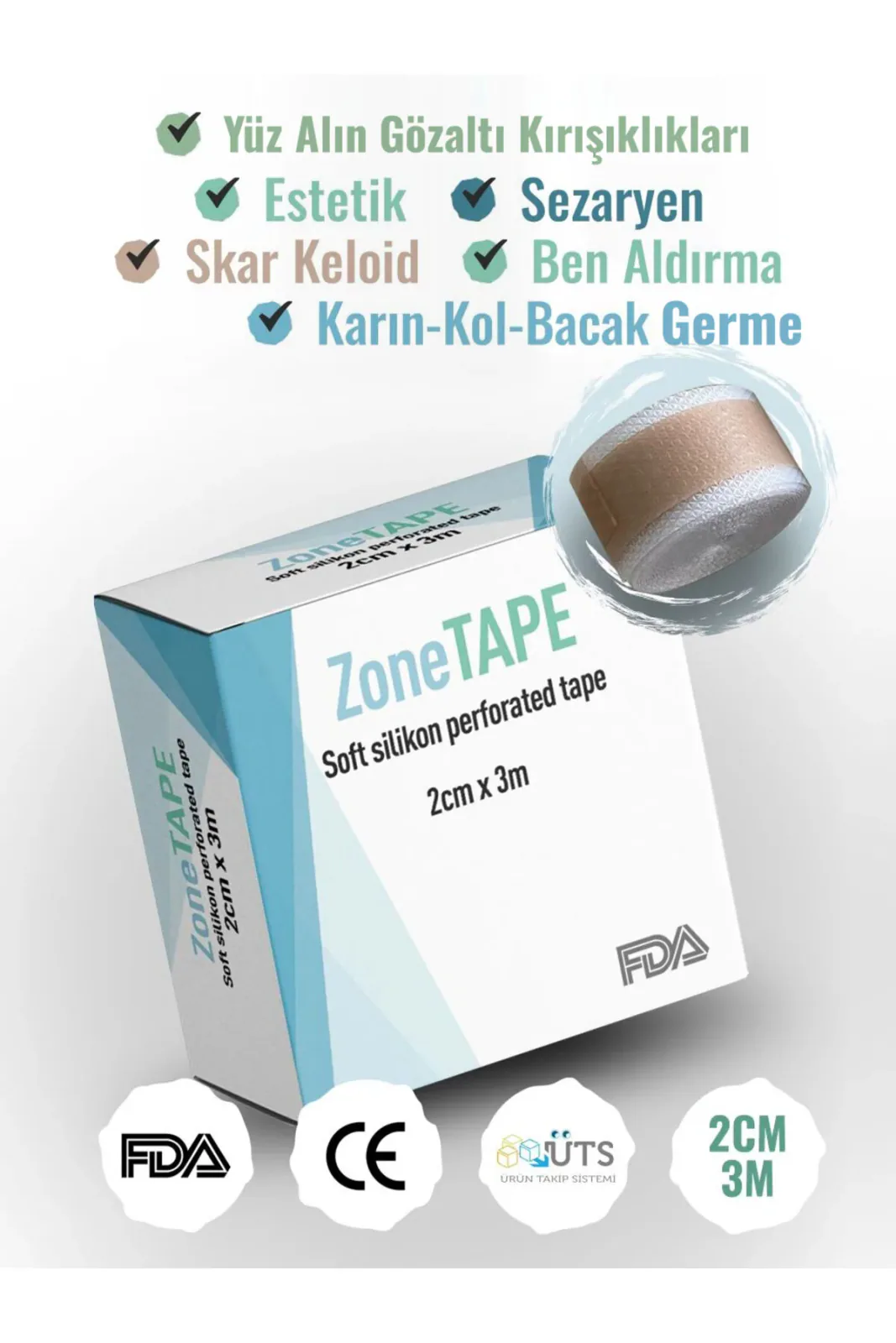 Soft Silikon Bant - Kırışıklık ve Estetik İçin