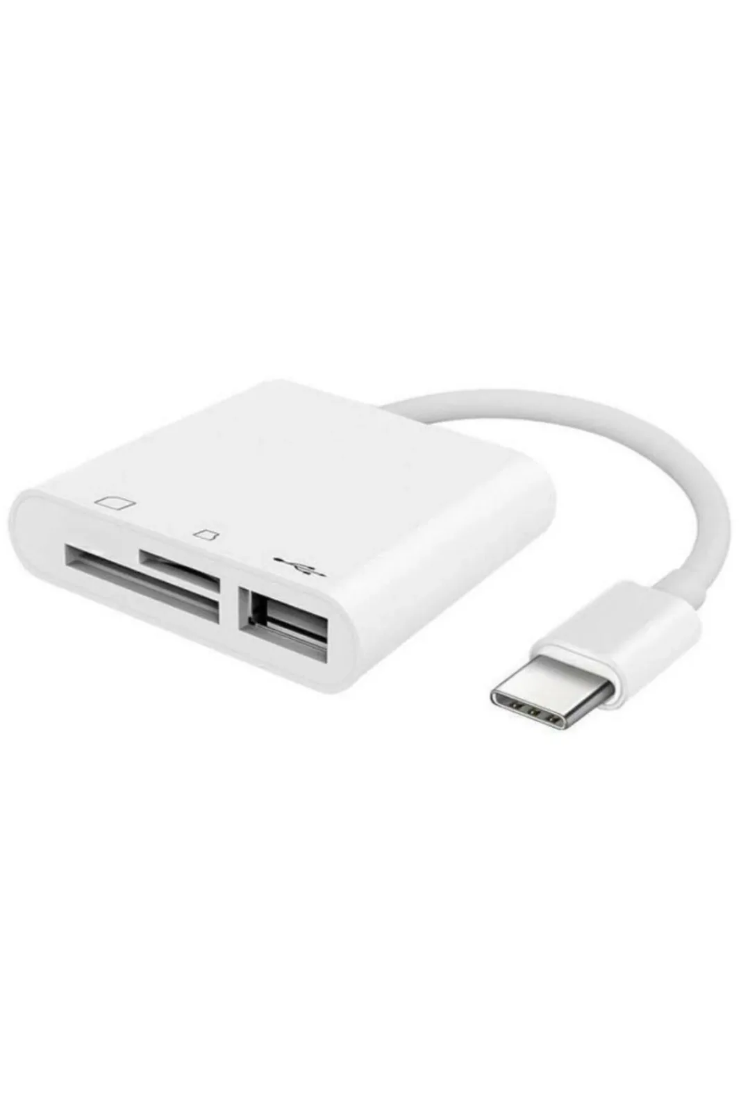 USB Type C SD Micro SD TF Kart Okuyucu ve USB Çevirici Adaptör