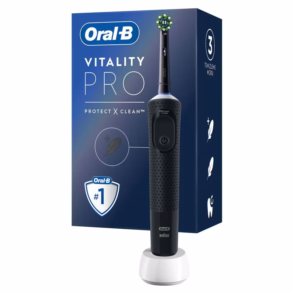 Oral-B Vitality Pro Şarjlı Diş Fırçası Siyah
