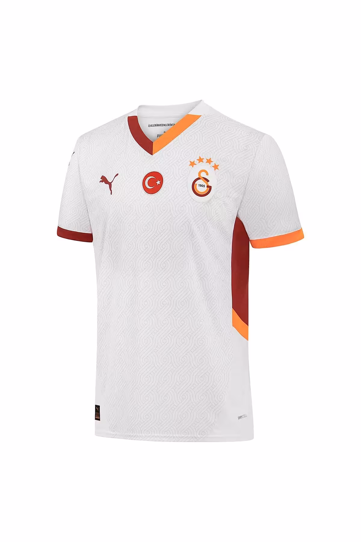 Puma Galatasaray 2024/25 Dış Saha Erkek Beyaz Futbol Forması