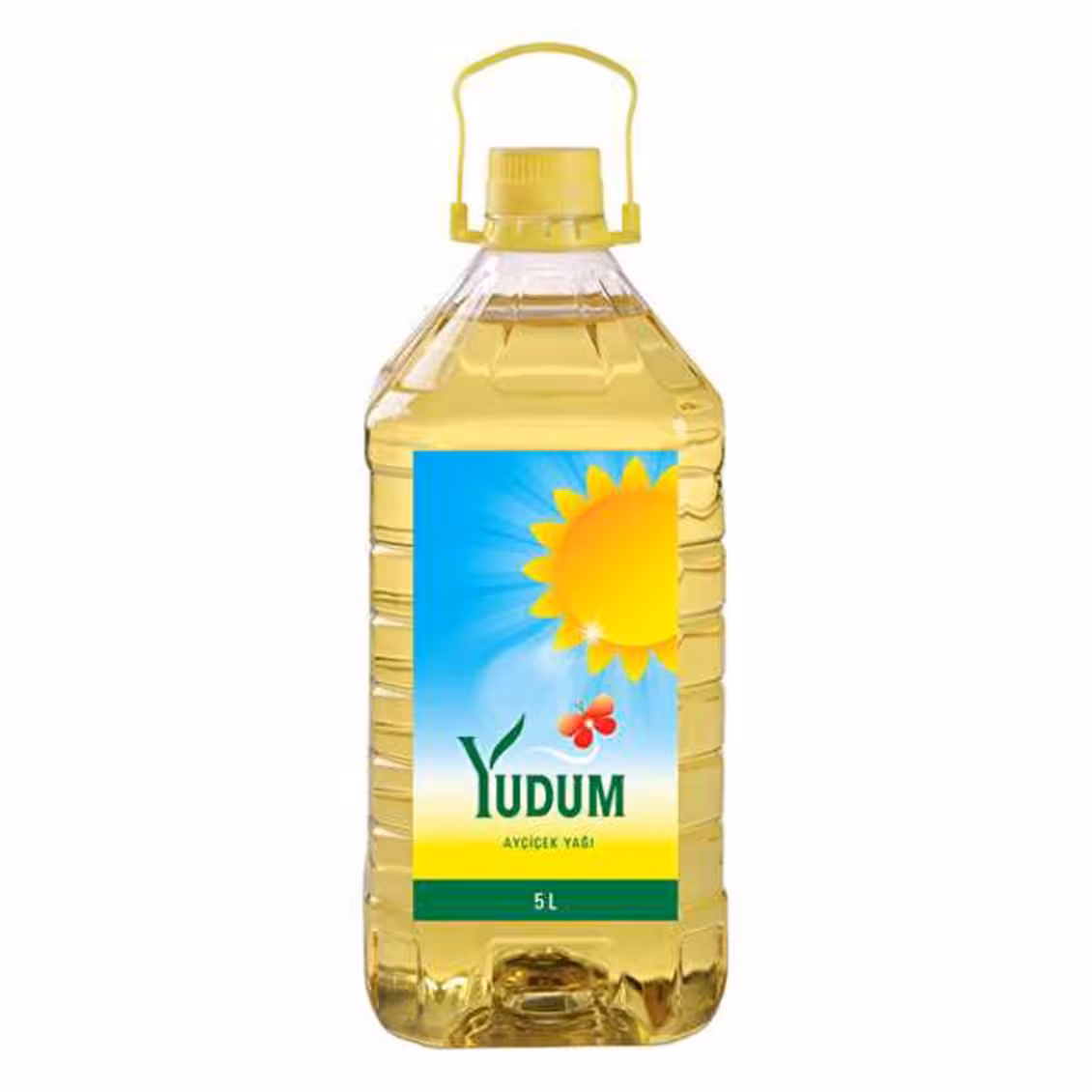 Yudum Rafine Organik Ayçiçek Yağı 5 lt Pet