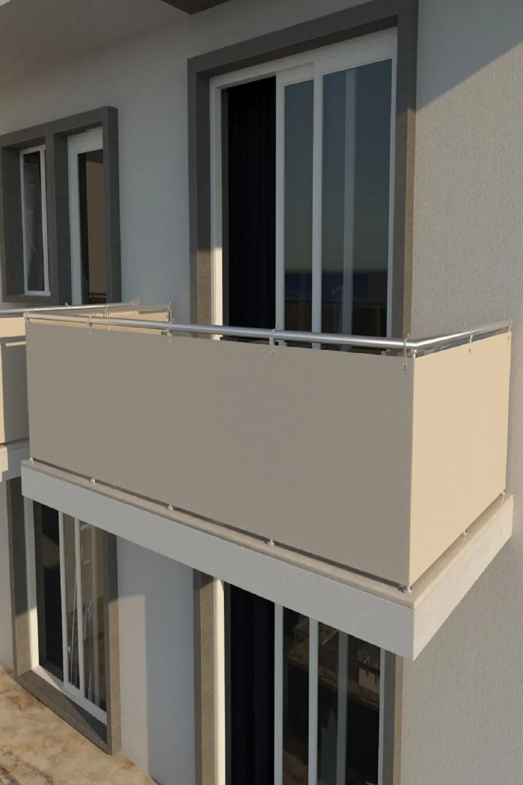 Balkon Demiri Perdesi Korkuluk Perdesi